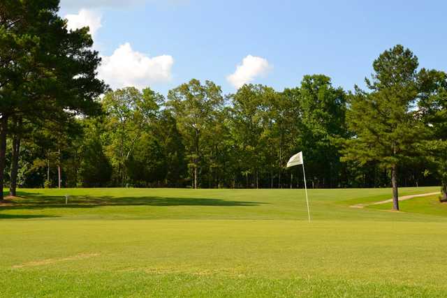A view of a hole at Cahaba Falls Country Club
