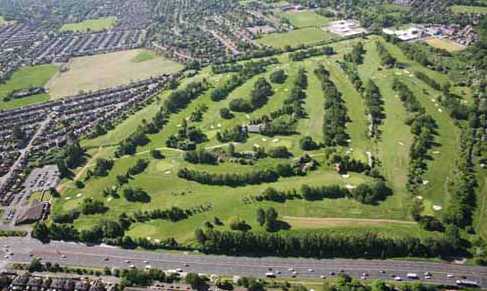 Aerial view of Swinton Park Golf Club