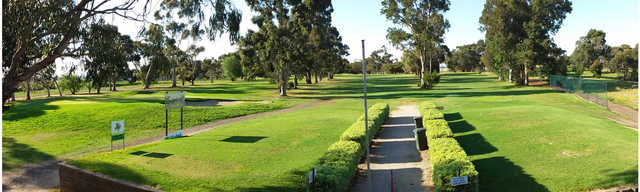 Panoramic view from Melbourne Airport Golf Club.