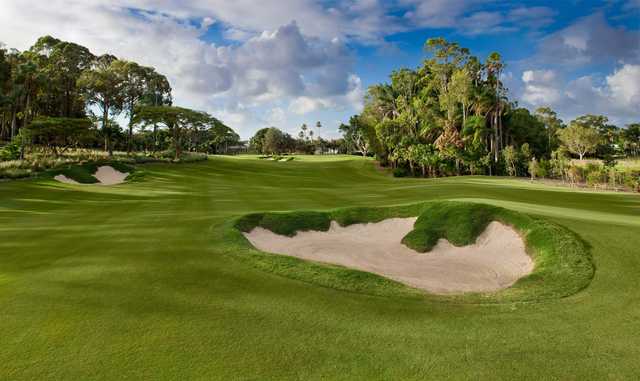 View of the 1st hole from the The Palms at Sanctuary Cove Resort