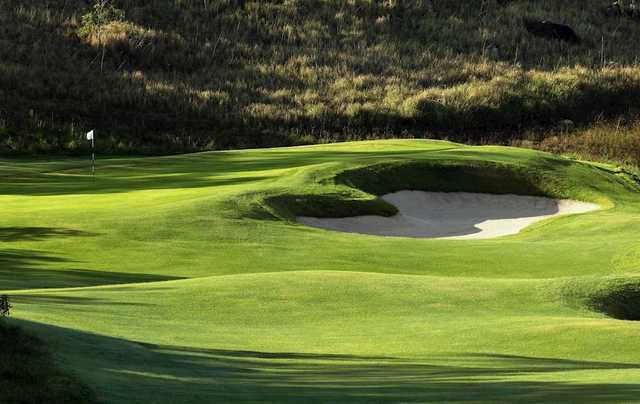 A view of the 6th green at Hamilton Island Golf Course
