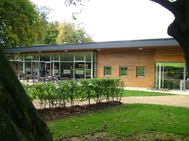 A view of the clubhouse at Duxbury Park Golf Club