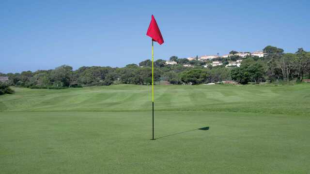View from a green from Academy Golf at Esterel Golf Club.