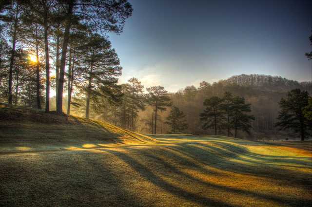 A view of the 15th hole at Terrapin Hills Country Club