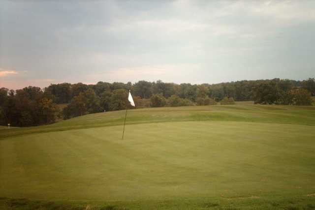 A view of a hole at Country View Golf Course