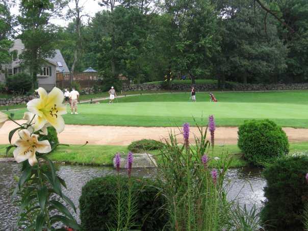 A view over the water from Candia Woods Golf Links