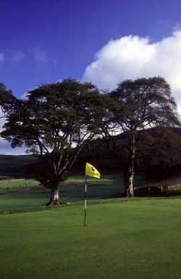 A view of green #9 at Woll Golf Course
