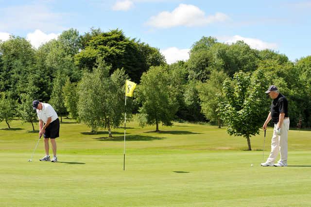 A view of a hole at Ballinamore Golf Club
