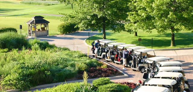 A sunny day view from Sand Creek Country Club.