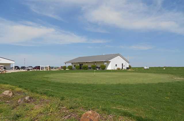 A view of the clubhouse at Wyaloosing Creek Golf Course