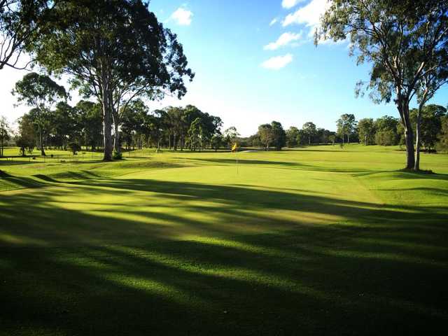 A view of a green at Howeston Golf Course