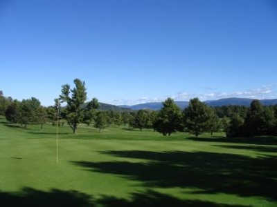 A view of the 10th hole at Ralph Myhre Golf Course