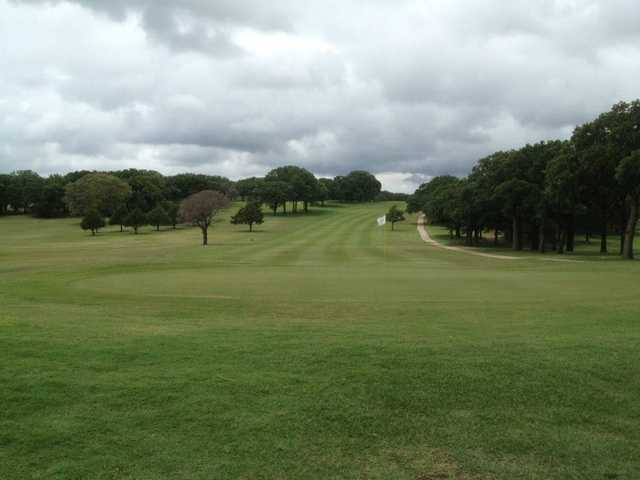 A view of green #9 at Lake Murray State Park Golf Course