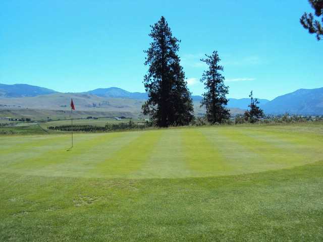 A view of the 2nd green at Wild Horse Plains Golf Course.