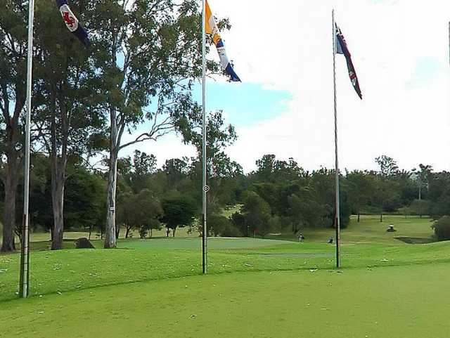 A view from the clubhouse at Keperra Golf Club