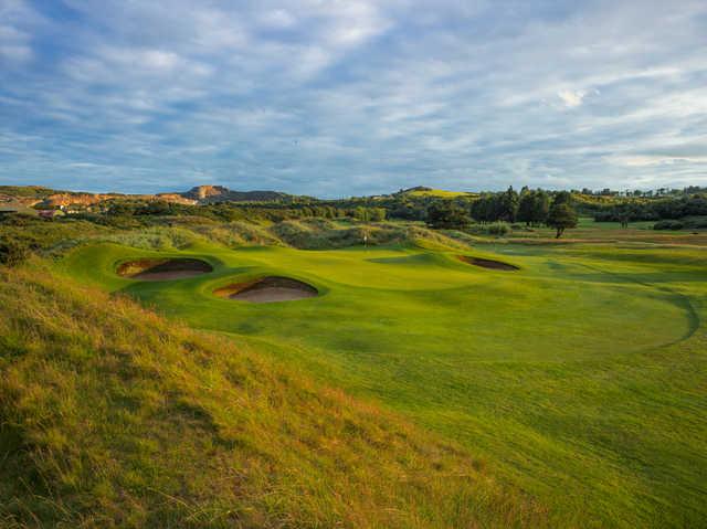 View of the 11th green at Arklow Golf Club