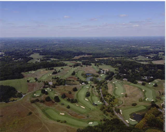 Aerial view of the Bidermann Golf Club