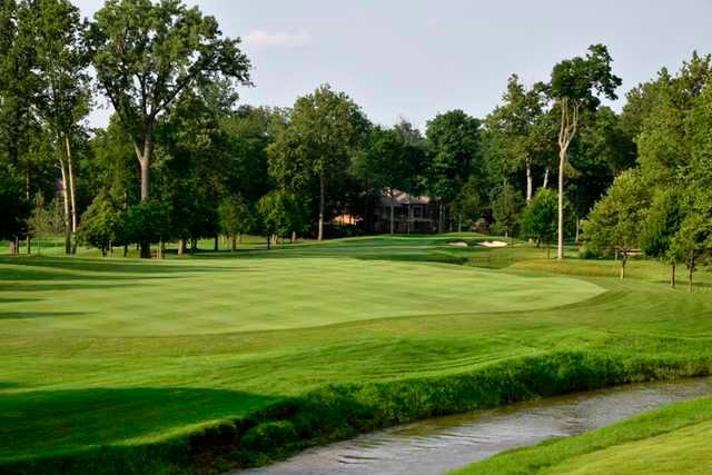 A view of fairway #10 at Sycamore Hills Golf Club