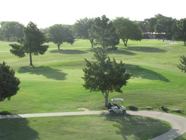 A view of a green at Lakeview Golf Club