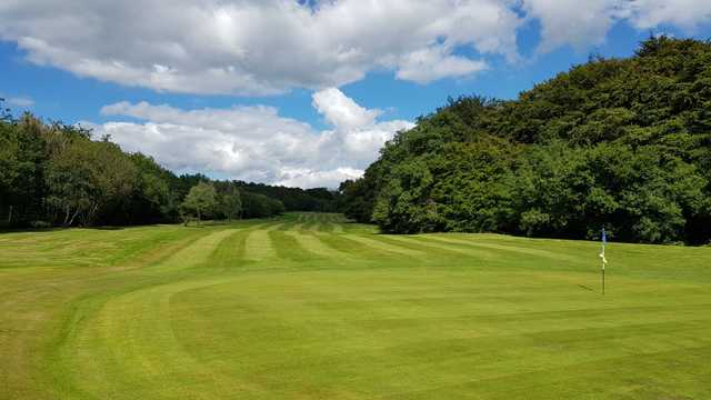 A view of a hole at Ridgeway Golf Club.