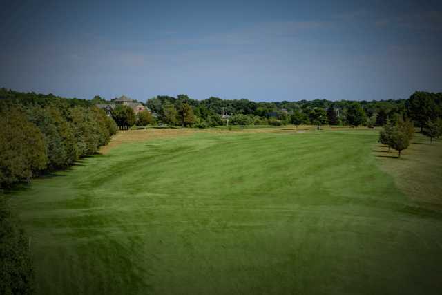 A view of fairway #10 at Pease Original 18 Golf Course