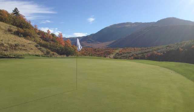A view of a hole at Gladstan Golf Course.