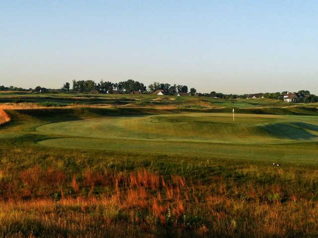 A view of a green at Hickory Stick Golf Club.