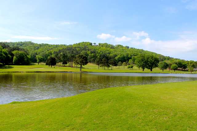 A view over the water from Gadsden Country Club.