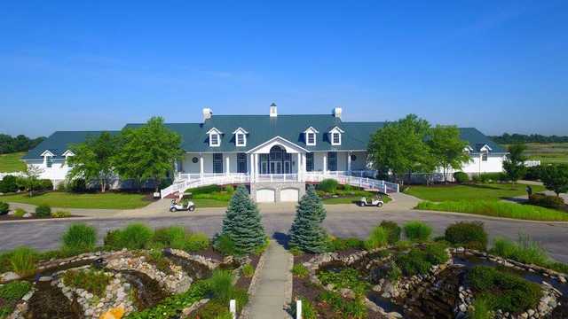 A view of the clubhouse at Southern Dunes Golf Course