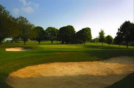 Sand protecting the 15th at Kingsdown Golf Club