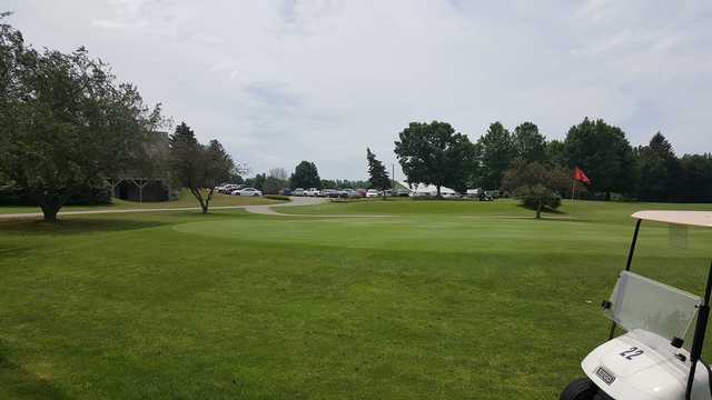 A view of a green at Raber Golf Course (Clarence Miller).