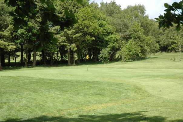 A view of hole #2 at Pontardawe Golf Club