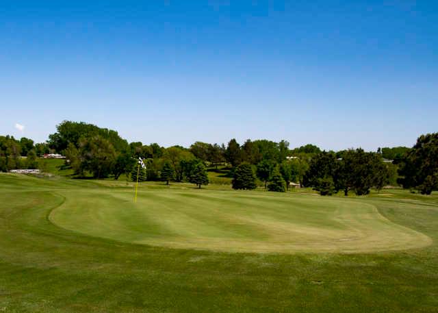 A view of the 1st hole at Huron Country Club