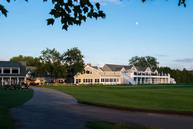 View of the clubhouse at Manchester Country Club.