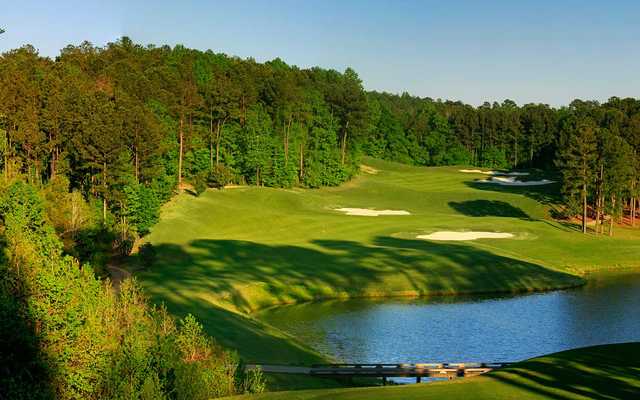 A view of the 7th fairway at Canyon from Cambrian Ridge.