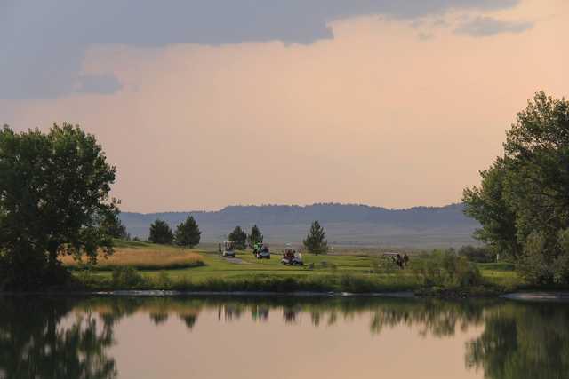 A view over the water at EagleRock Golf Course