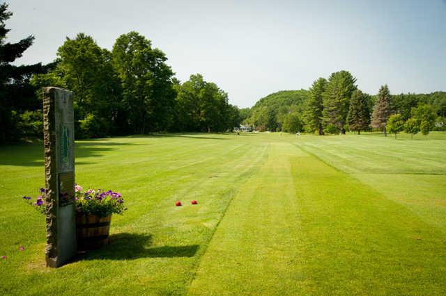 A view from a tee at Intervale Country Club
