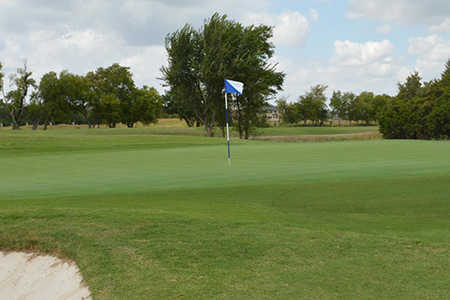 A view of hole #5 at Gaillardia Country Club