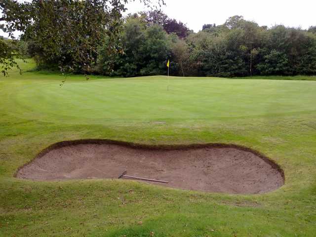 A view of green #4 at Crow Wood Golf Club