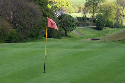 A view of a hole at Enniskillen Golf Club