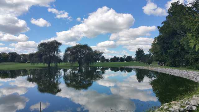 A view over the water from Golf Deer Creek Golf Club
