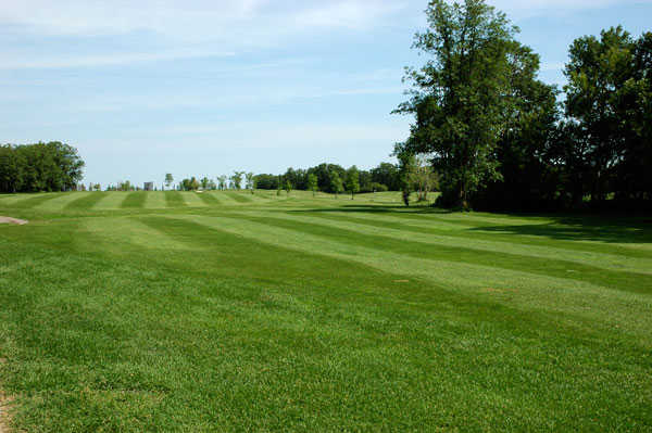 A view of a fairway at River Oaks Golf Course