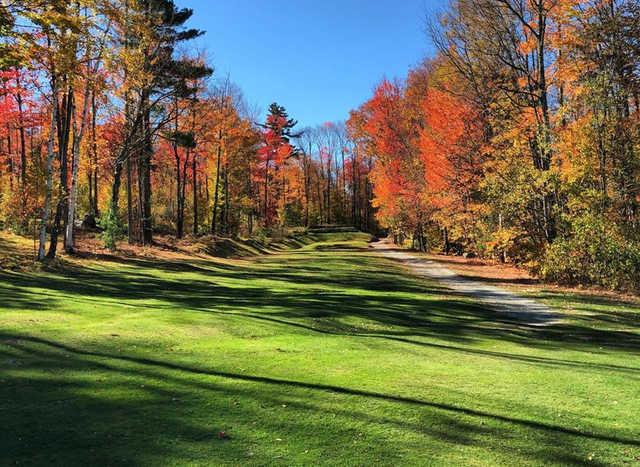 A view of fairway #3 at Maplewood Golf Club.