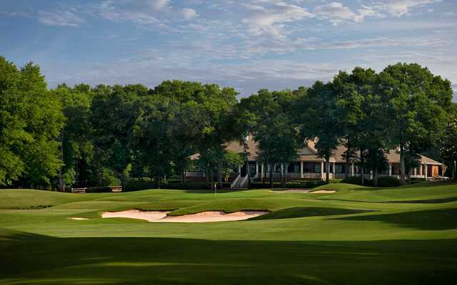 A view of hole #9 at Magnolia from Highland Oaks Golf Course.
