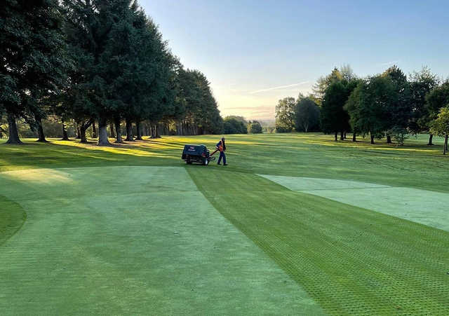 A view of a fairway at Portadown Golf Club.
