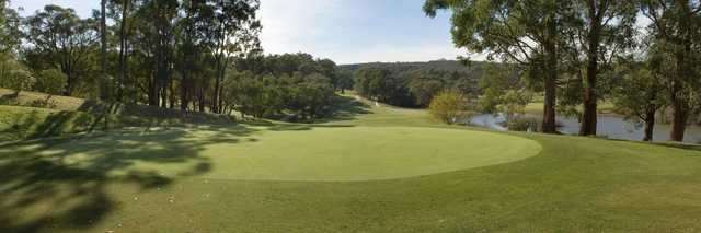 Looking back from a green at Cardinia Beaconhills Golf Links.