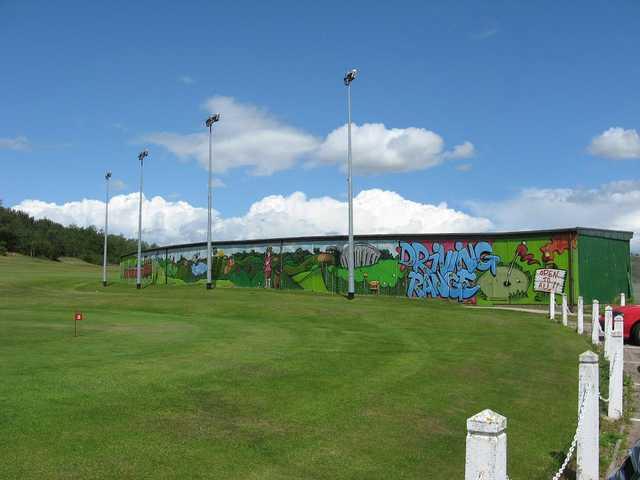 A view of the driving range at Roseberry Grange Golf Club.
