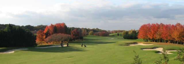 View from the 2nd fairway on Cygnes course at Golf de Senart