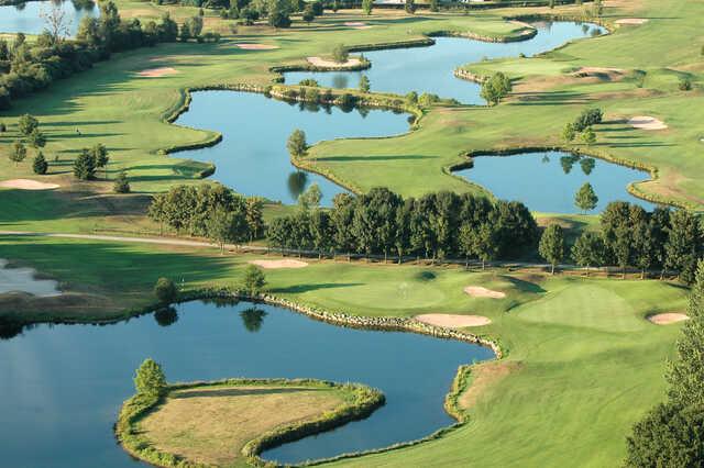 Aerial view from La Wantzenau Golf Club.