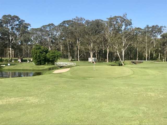 View of a green at Howeston Golf Course